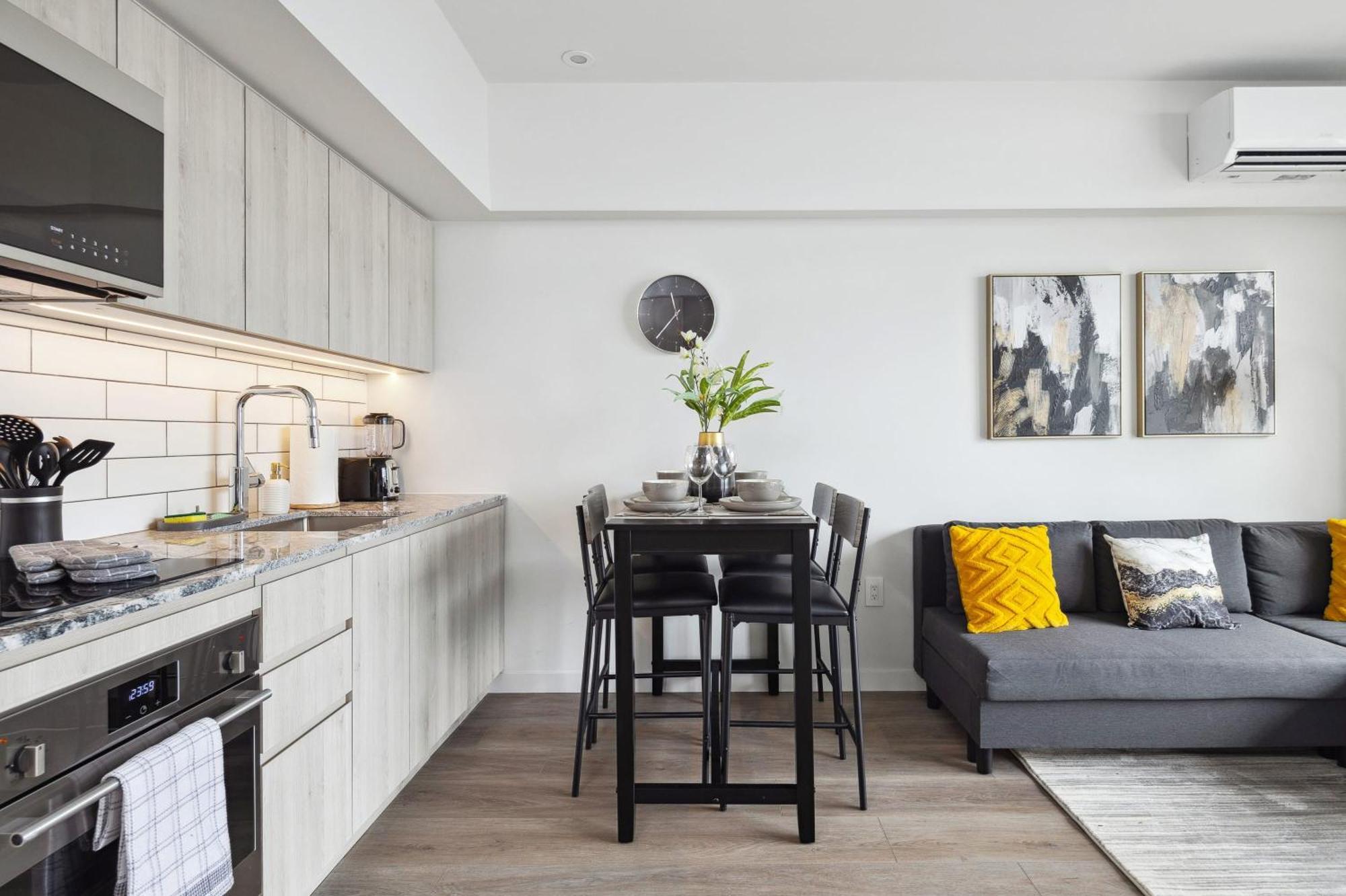 Brand New City Apt In Downtown וונקובר מראה חיצוני תמונה
