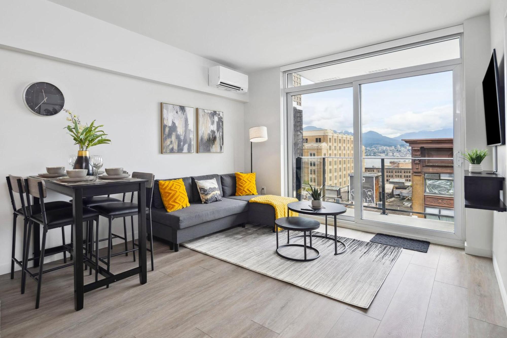 Brand New City Apt In Downtown וונקובר מראה חיצוני תמונה